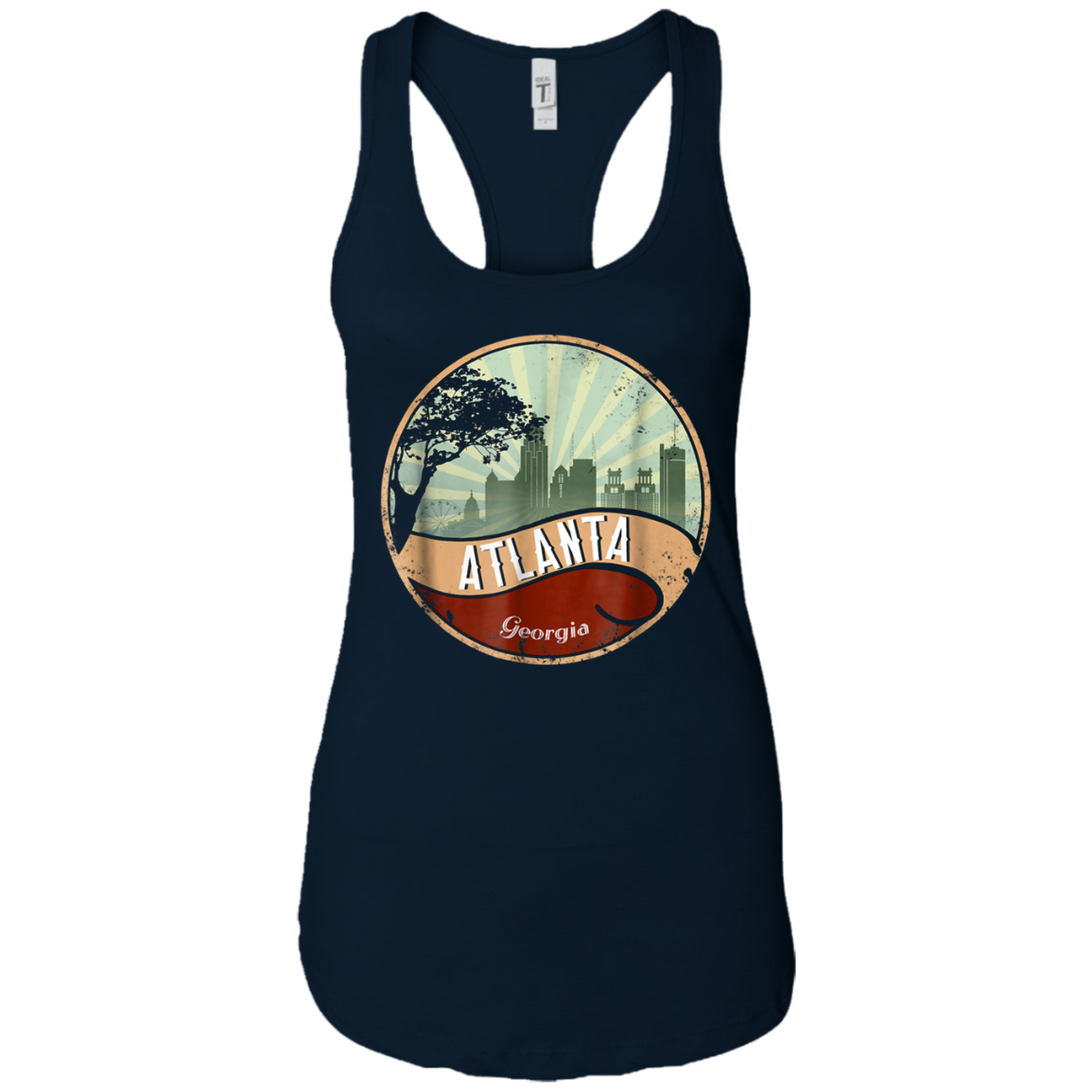 Atlanta Vintage Retro Design City Style T-Shirt