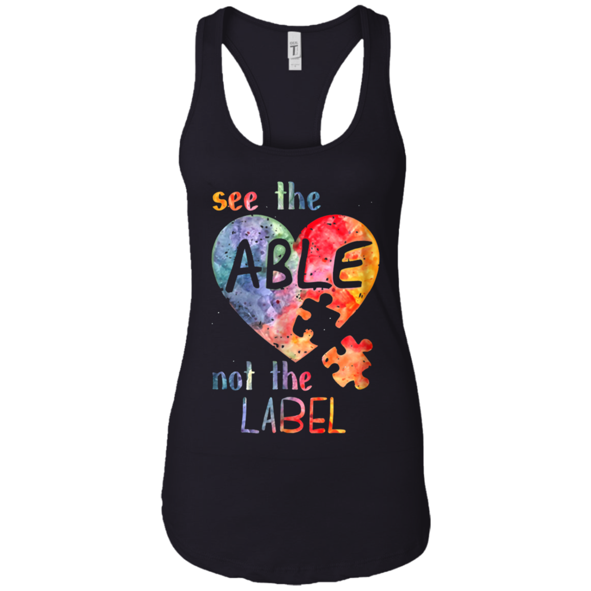 Autism Awarness See The Able Not The Label Shirt