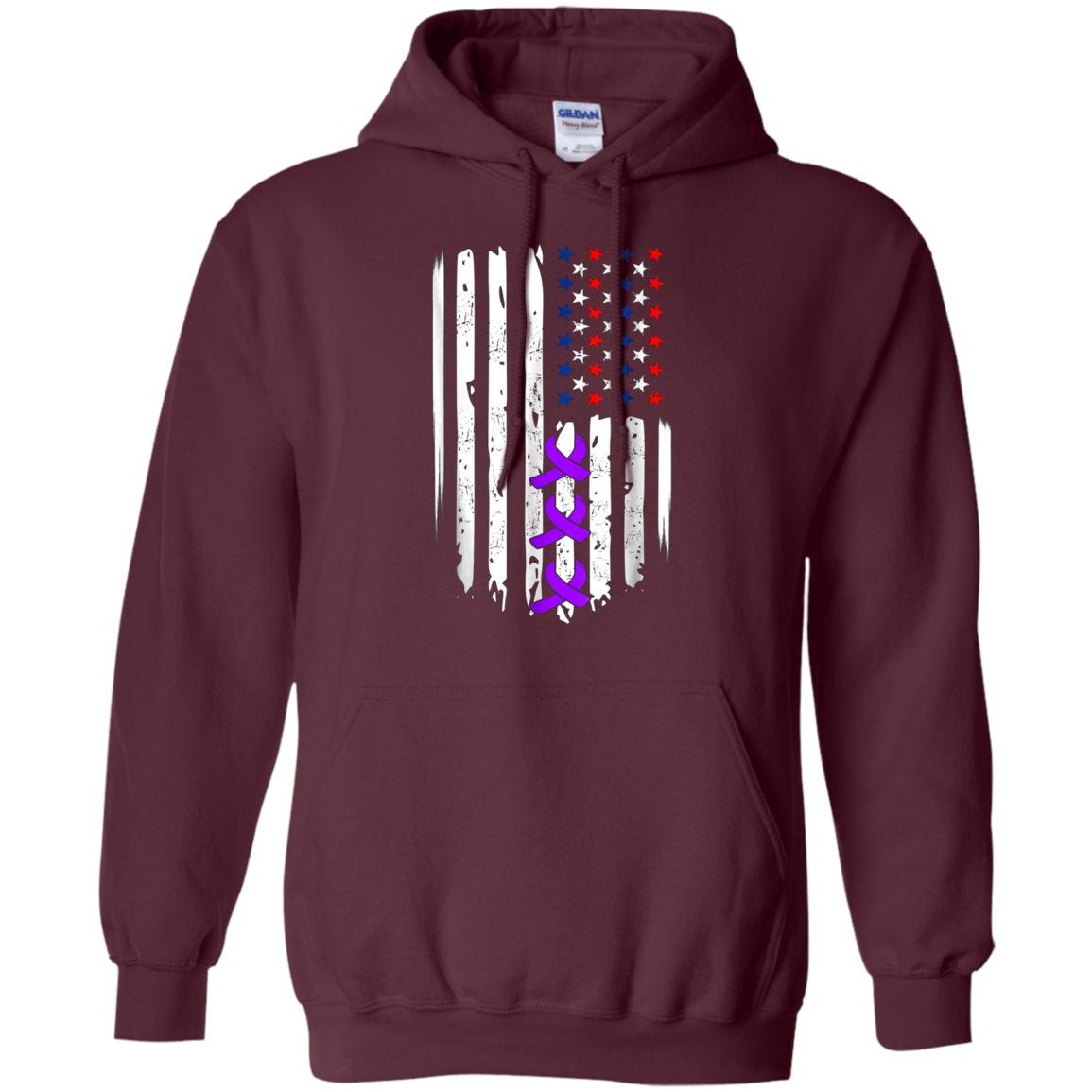 Alzheimer Awareness T-Shirt Purple Ribbon Tees