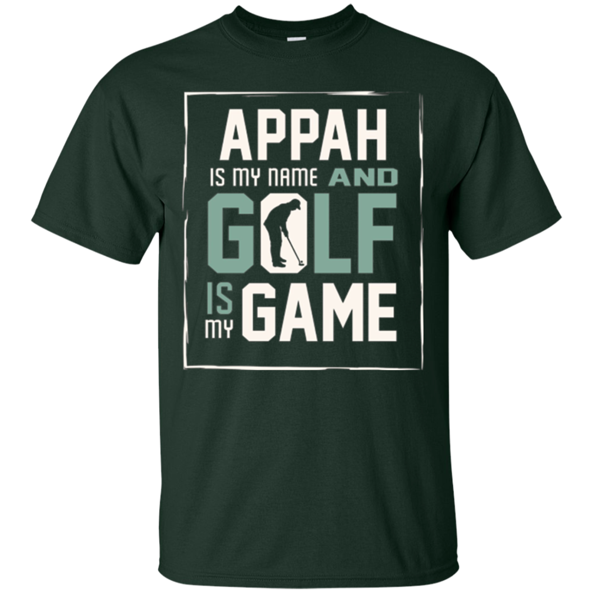 Appah My Name Golf My Game Golfing Shirt