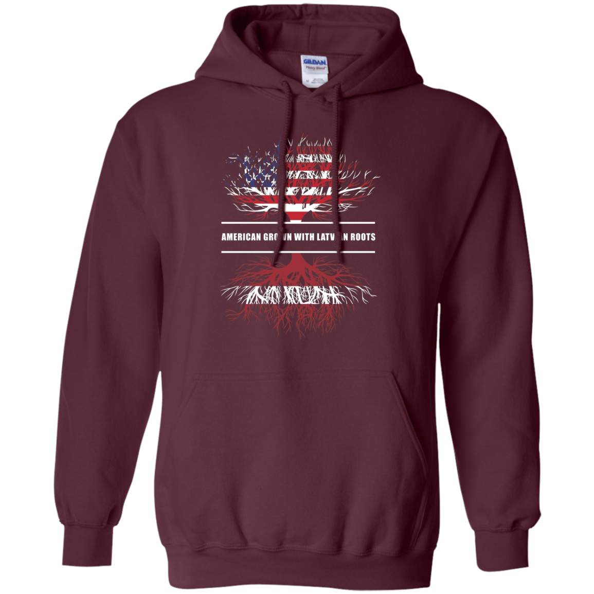 American Grown With Latvian Roots T-Shirt Latvia Tee