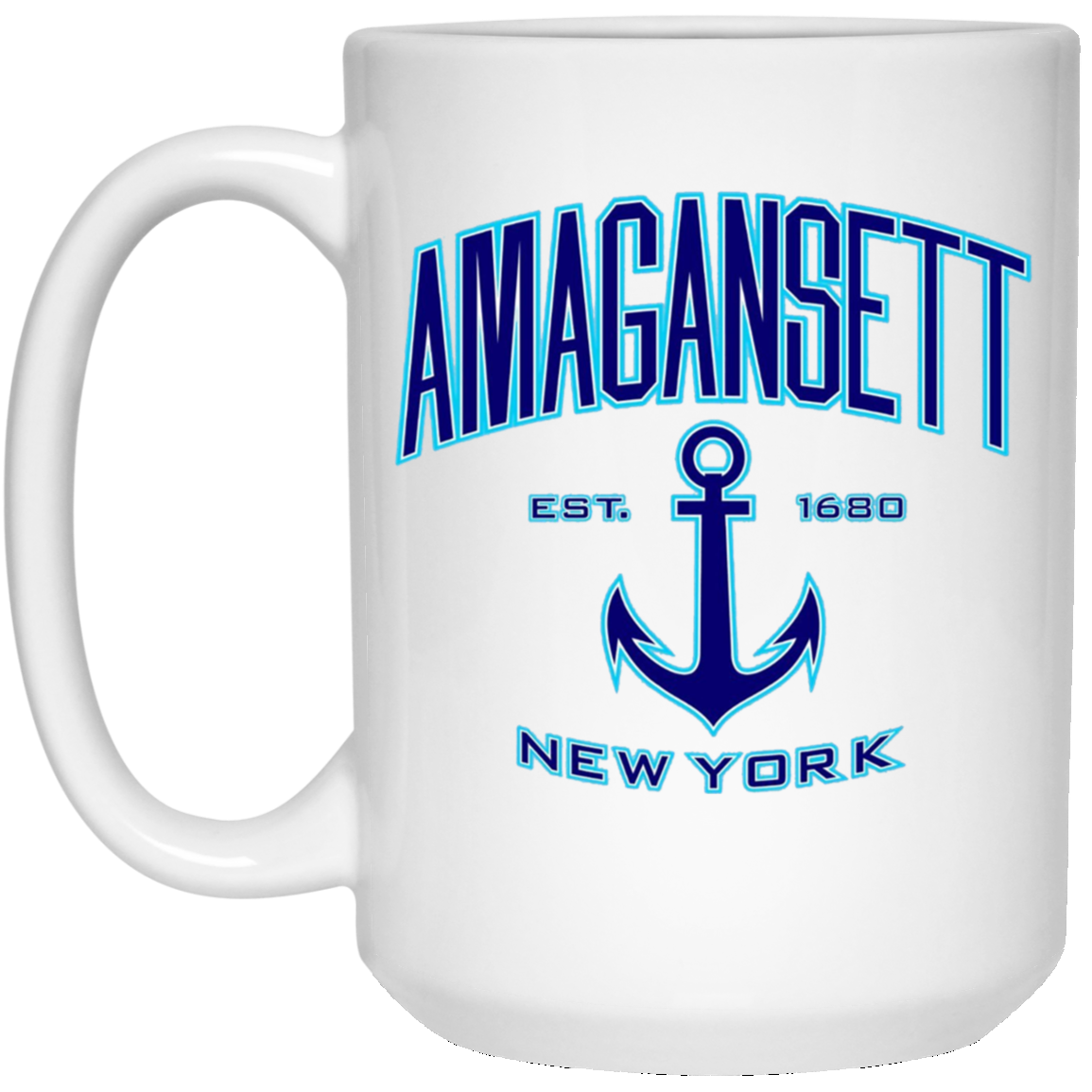 Amagansett, New York T-Shirt (Blue/Aqua)