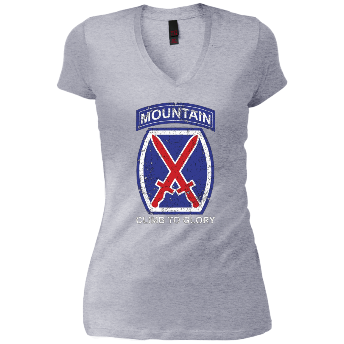 10th Mountain Division T Shirt Climb To Glory - 20324