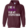 Image of Alzheimer's Awareness Tshirt I Wear Purple For My Stepfather