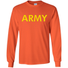 Image of Army Logo Shirt APFU Workout Long Sleeve Tee