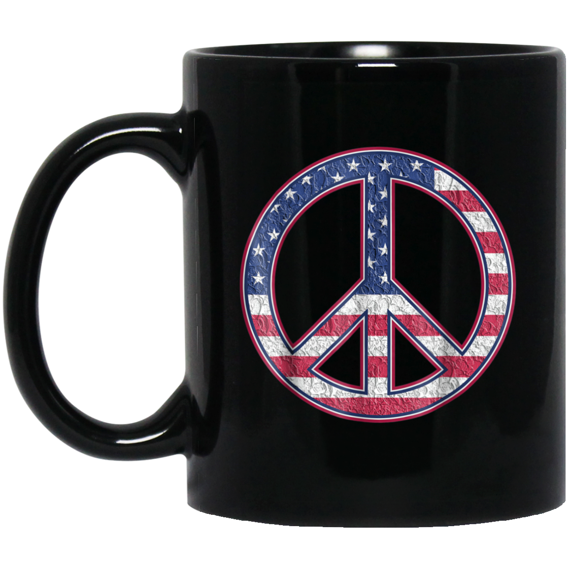 American Peace Sign Funny Happy 4th Fourth Of July T-Shirt