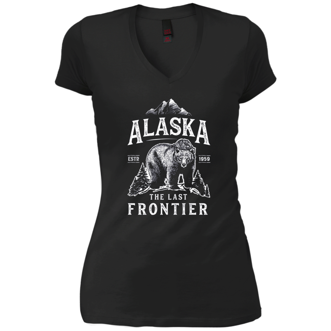 Alaska T Shirt The Last Frontier Bear Home Men Women Gifts