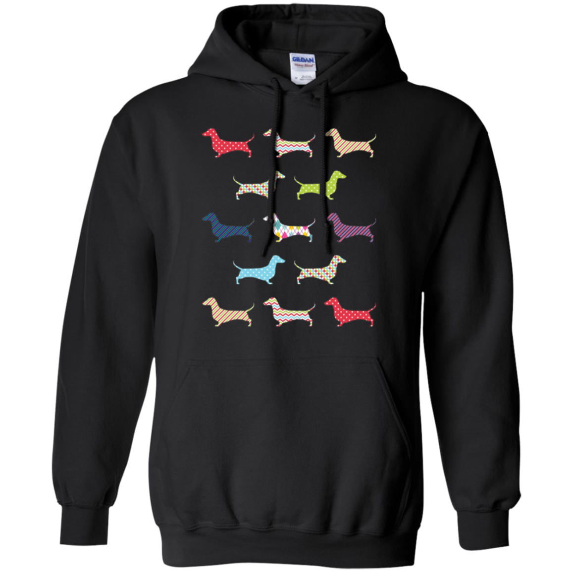 Christmas Wrapped Dachshund Funny Doxie T-Shirt