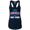 Image of America where everybody knows the Bird is the Word T-shirt