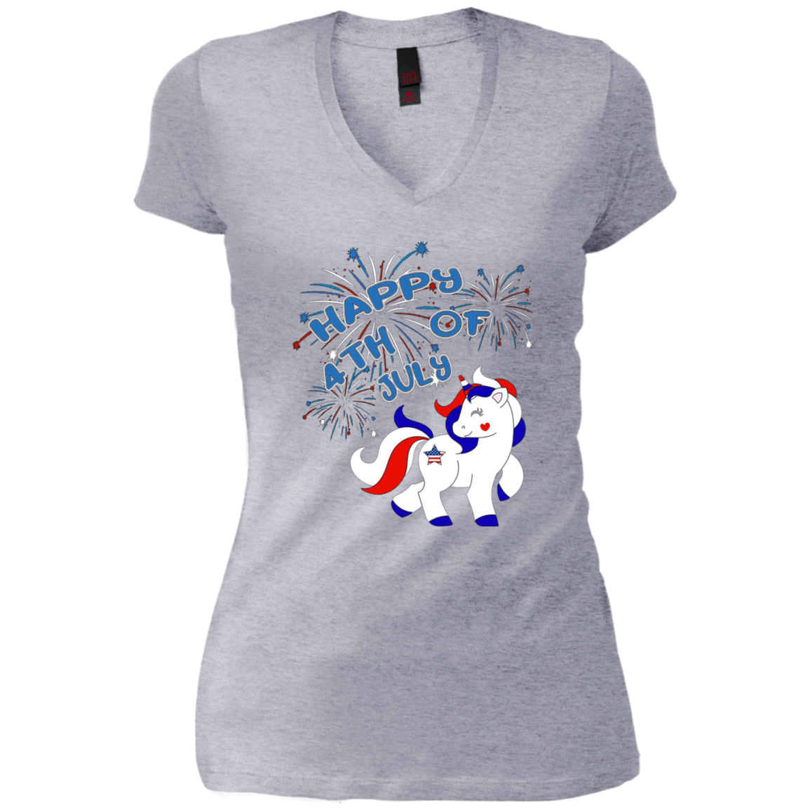 Americorn Patriotic Unicorn Happy Fourth Of July Long Sleeve