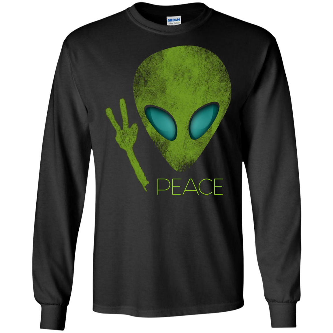 Alien Peace Cool Funny T-Shirt Cute UFO Lover Birthday Gift