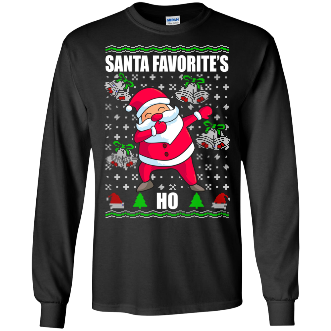 Santa Favorite's Ho Dabbing Santa X-ma T-Shirt