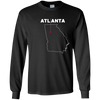 Image of Le tee-shirt D'ATLANTA avec le cœur | nous aimons ATL