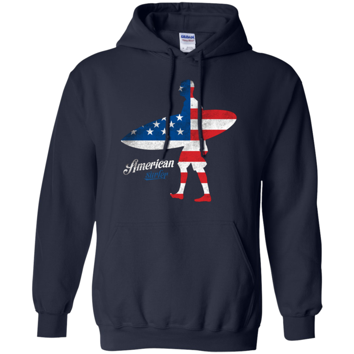 American Flag Surfer Tee Shirt USA Love Surfing Surf Gifts