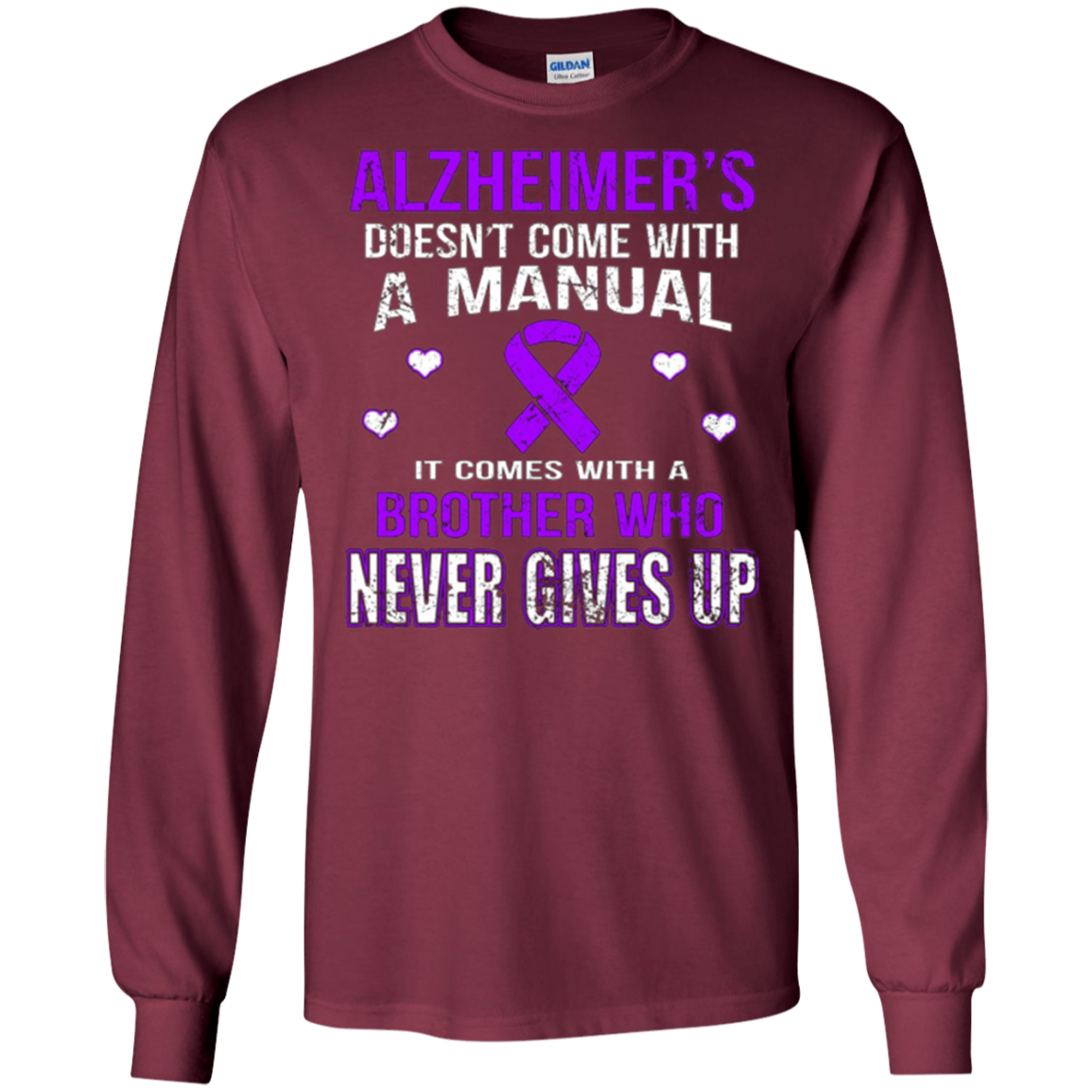 Alzheimer's comes with a brother who never gives up t shirt