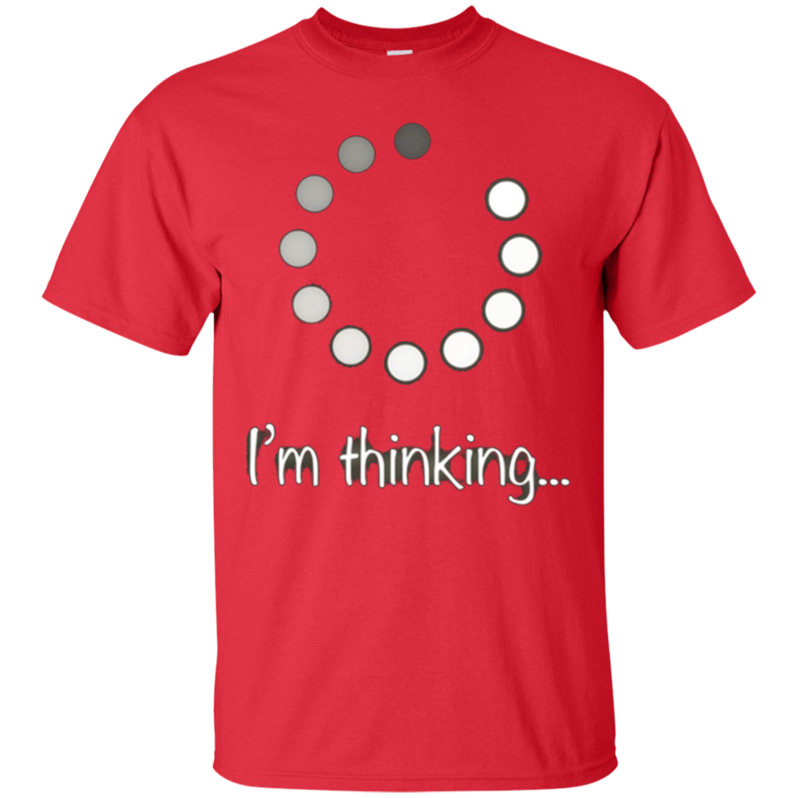 "I'm Thinking" Geek Nerd Computer Programmer Techie T-Shirt