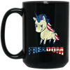 Image of Chemise Americorn Freedom Unicorn Shirt pour le 4 juillet