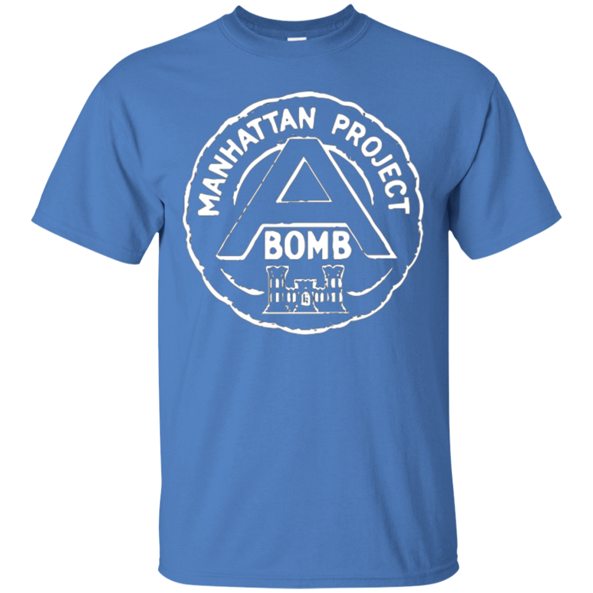 Atomic Bomb Manhattan Project T-Shirt White Print