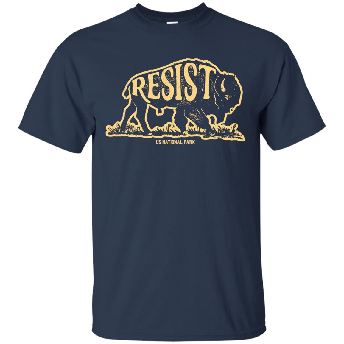 ALT US National Park Resist Service T shirt Bison Vintage