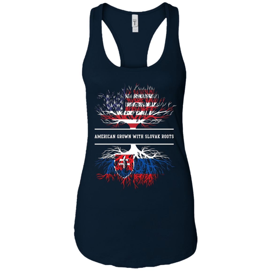 American Grown With Slovak Roots T-Shirt Slovakia Tee