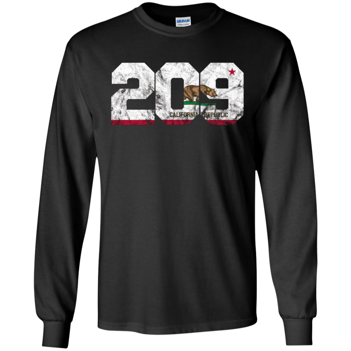 Area Code 209 shirt - Modesto California t-shirt