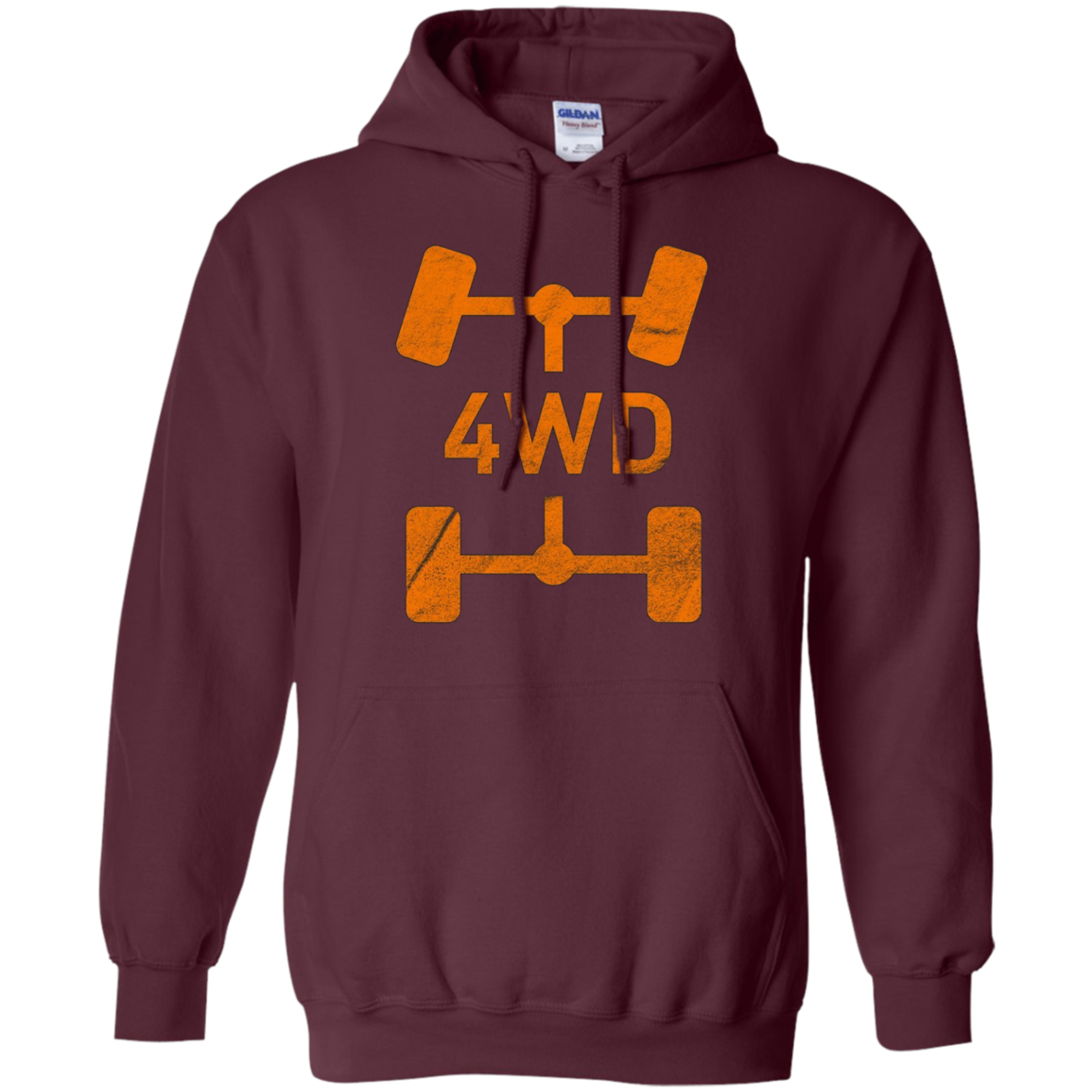 4WD Retro Long Sleeve T-Shirt Offroad Overland 4x4
