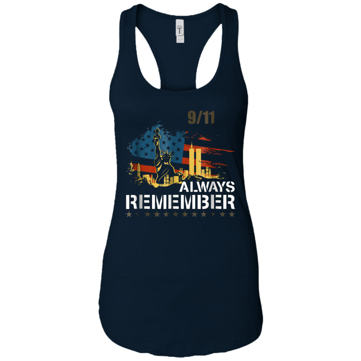 Always Remember 9/11 Patriot Day Memorial Tshirt