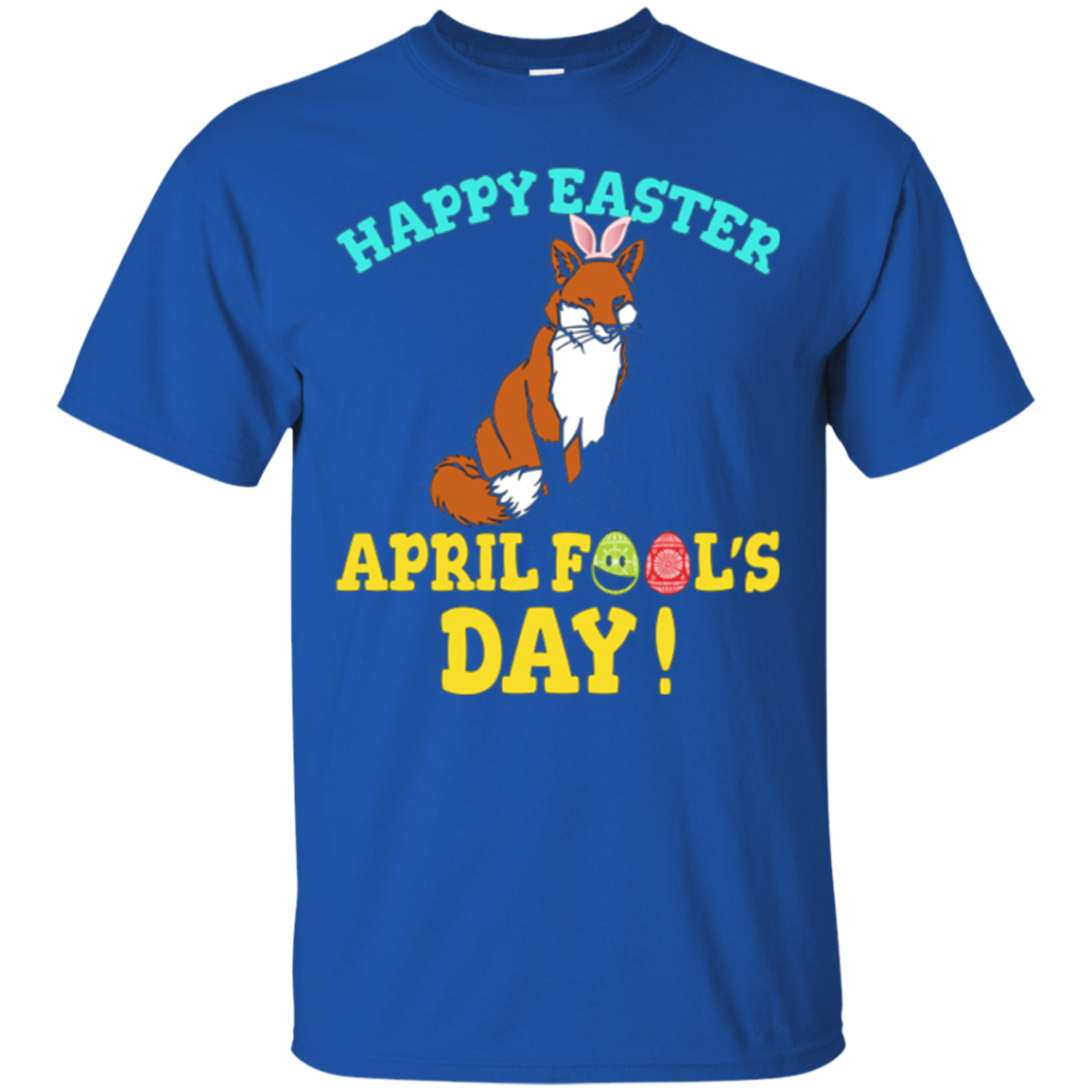 Funny happy Easter April fool's day foxes T-shirts Tees