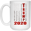 Image of American Flag Vintage Design Trump 2020 T-shirt