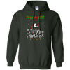 Image of Aerial Yoga Merry Christmas T-shirt Ugly Christmas Yoga