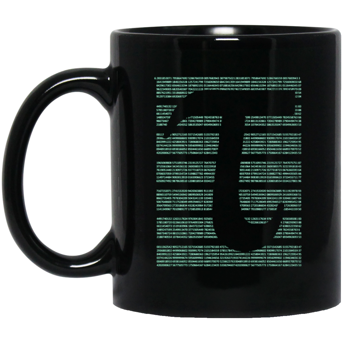 All Tau Number on one Shirt with Tau 2Pi Symbol T-Shirt
