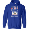 Image of American By Birth Proudly Raised In California Flag Shirt