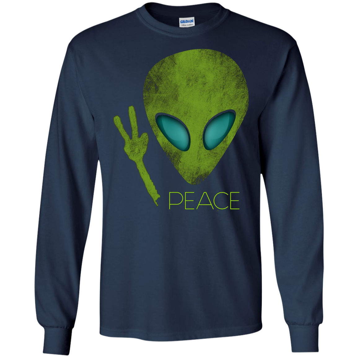 Alien Peace Cool Funny T-Shirt Cute UFO Lover Birthday Gift