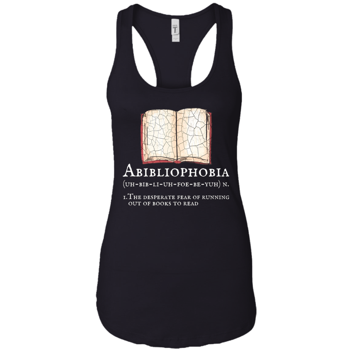 Abibliophobia Funny Definition T Shirt Reading Apparel