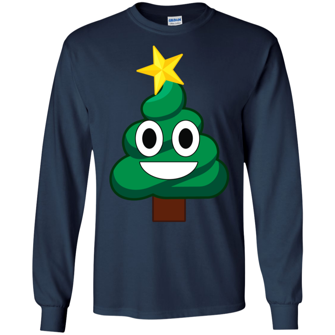 Christmas Tree Poop Emoji Shirt