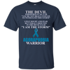 Image of T-shirt de foi de ruban de conscience de guerrier d'agoraphobie