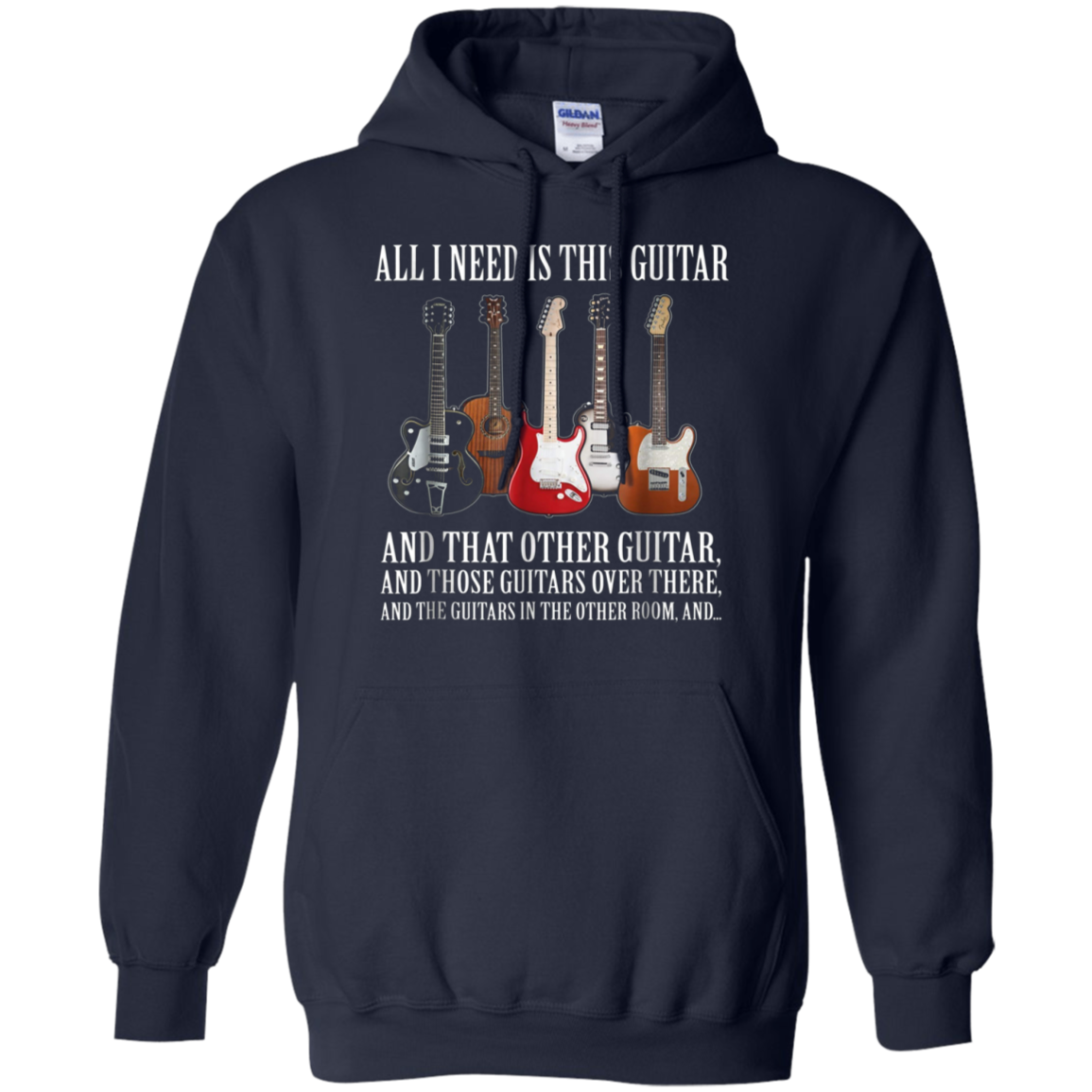 All I Need Is This Guitar TShirt True Story About Guitarists