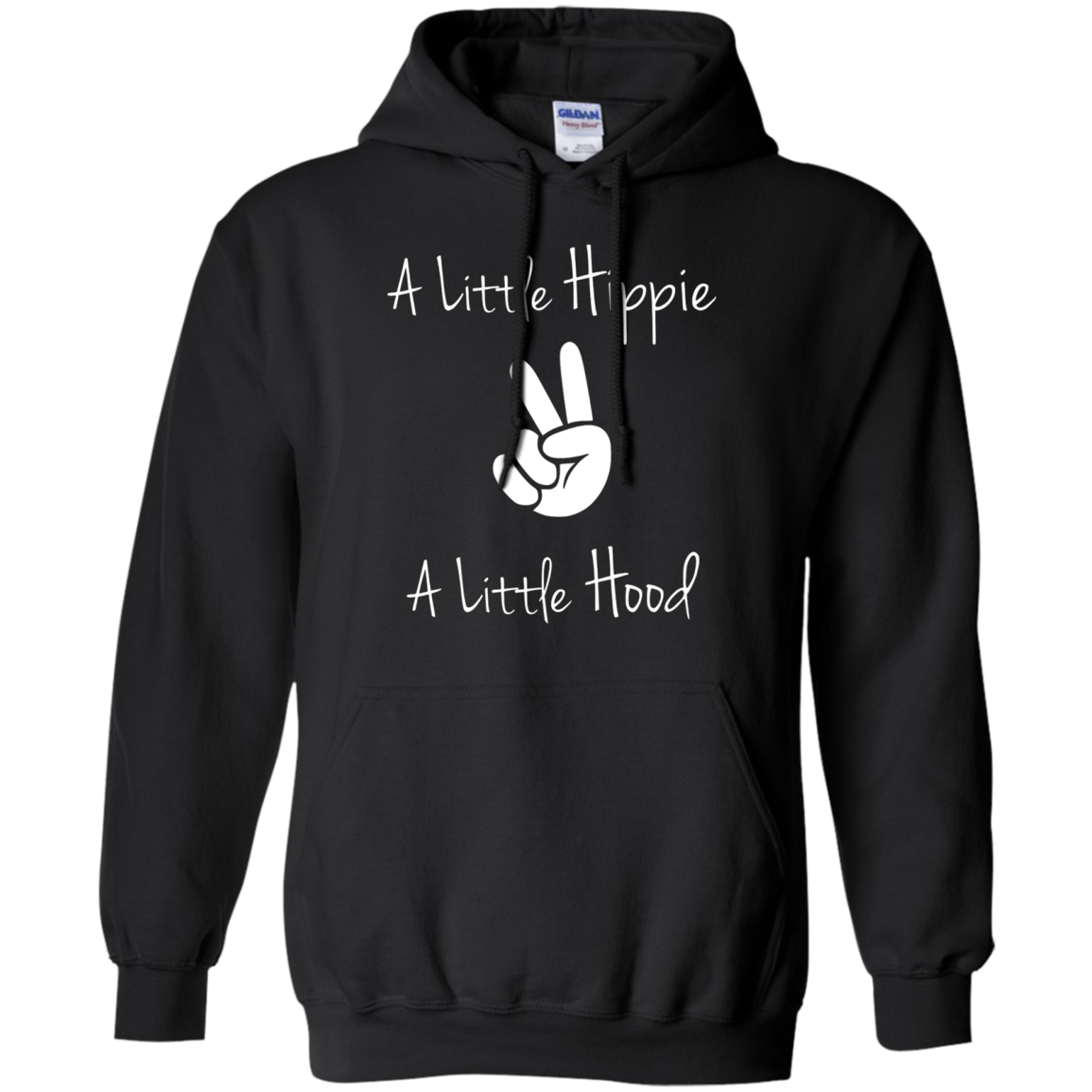 A Little Hippie A Little Hood T-Shirt | Funny Care Free Tee