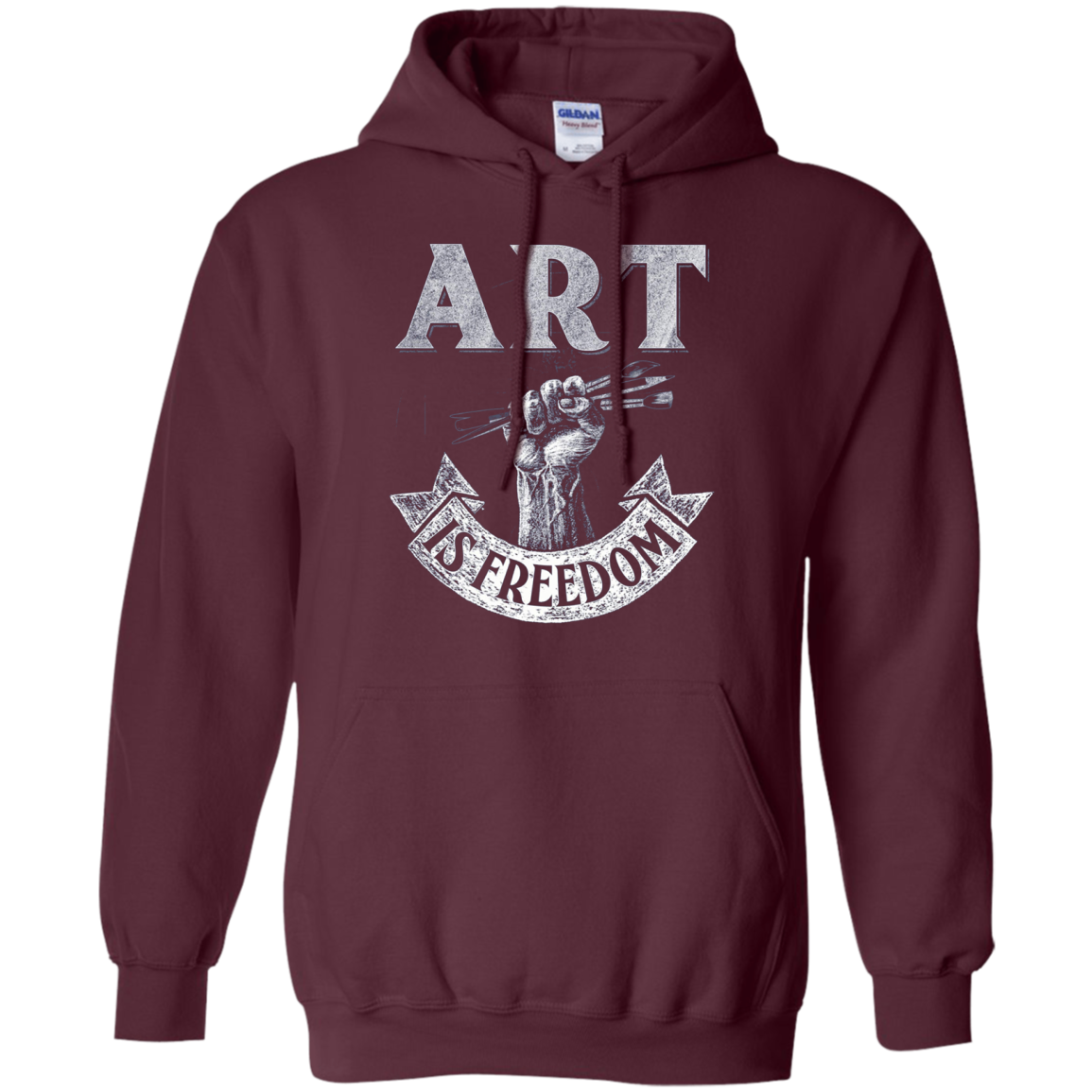 Art is Freedom great t shirt for artists who love to draw