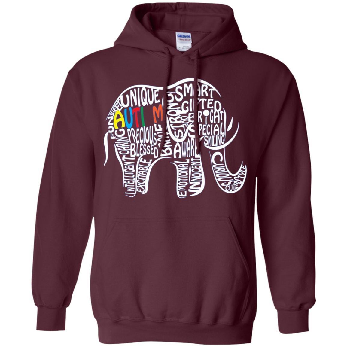 Autism Awareness Elephant Long Sleeve T Shirt