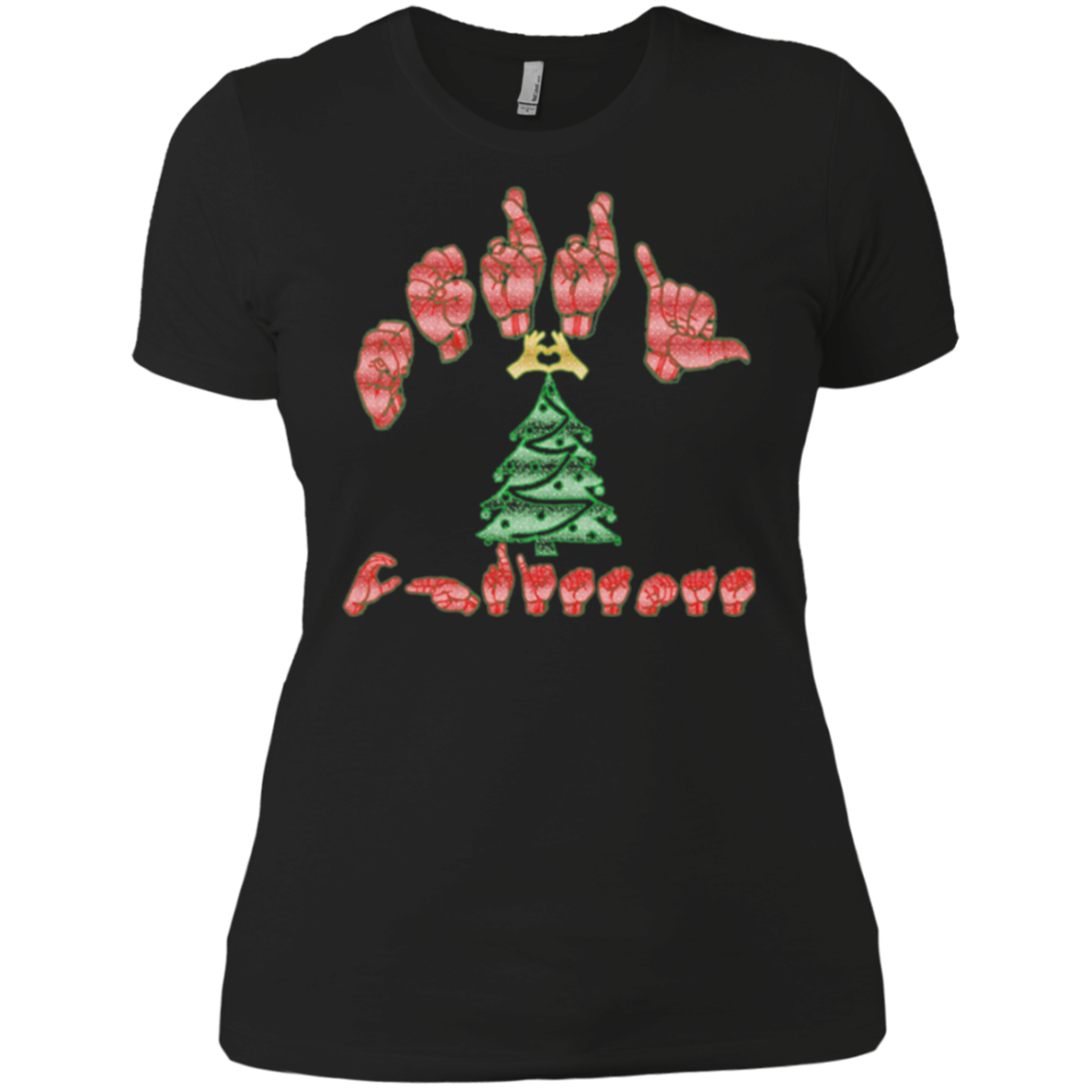 American Sign Language Christmas T shirt great gift idea