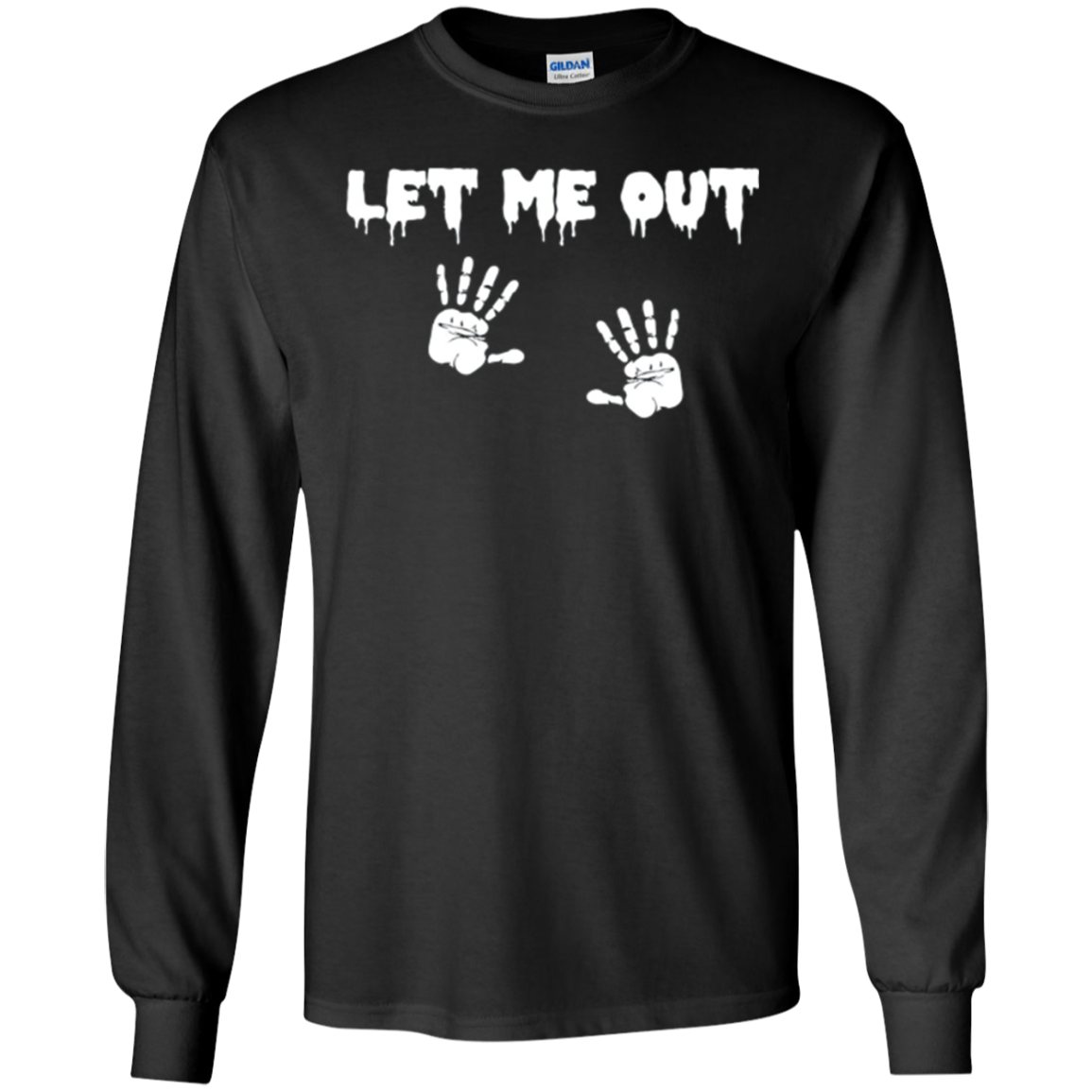 « Let Me Out » Grossesse Halloween Funny T-Shirt