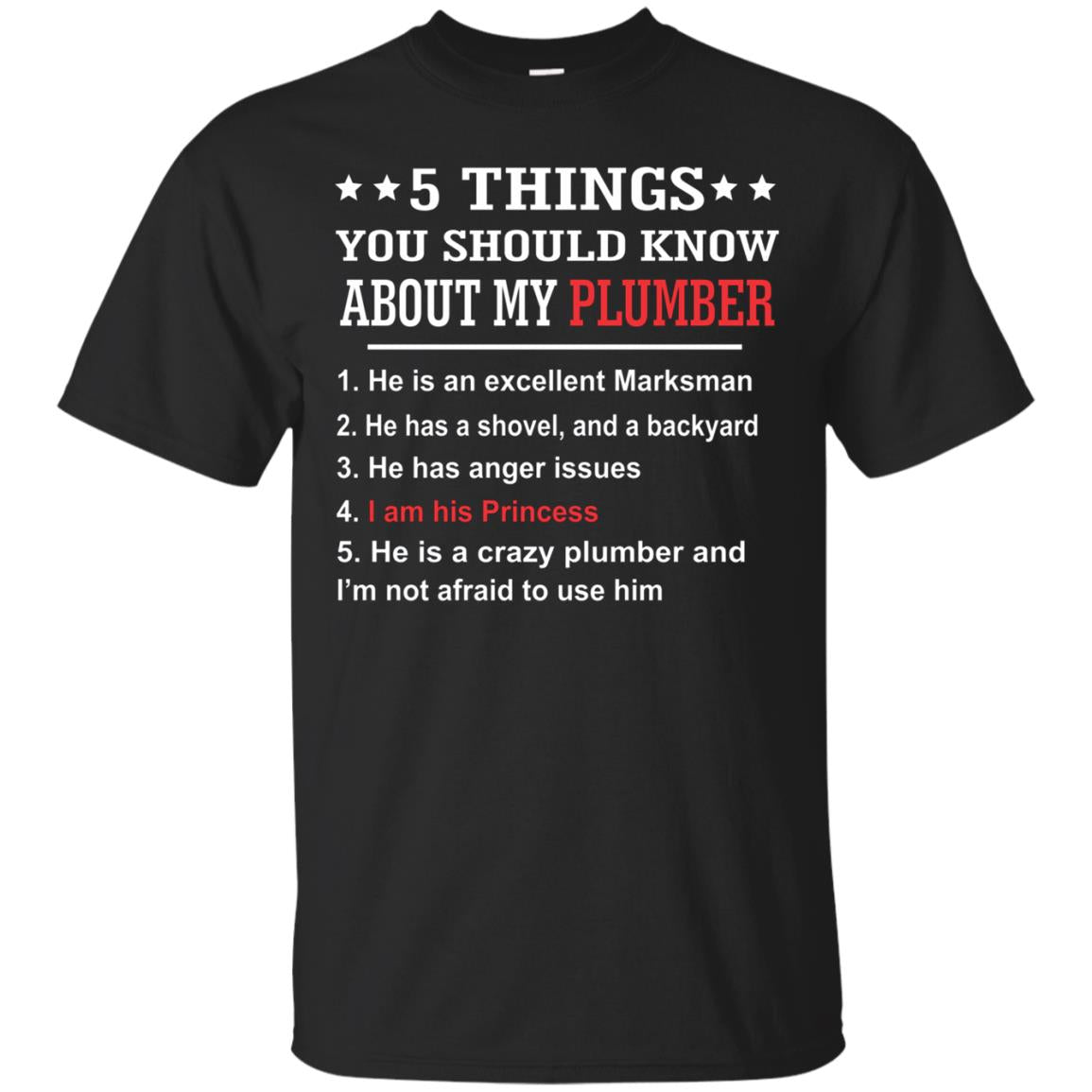 5 Things You Should Know About My Plumber T-shirt