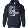 Image of Alzheimer's Awareness T-Shirt For Mothers Purple Ribbon Tee
