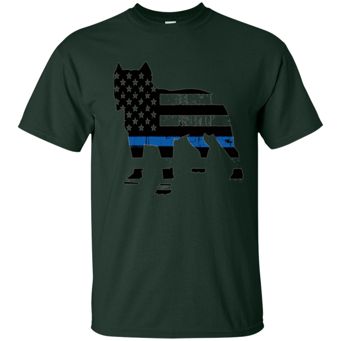 American Flag Pitbull T-Shirt