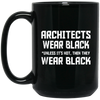 Image of Architects wear black unless it is hot then they wear black