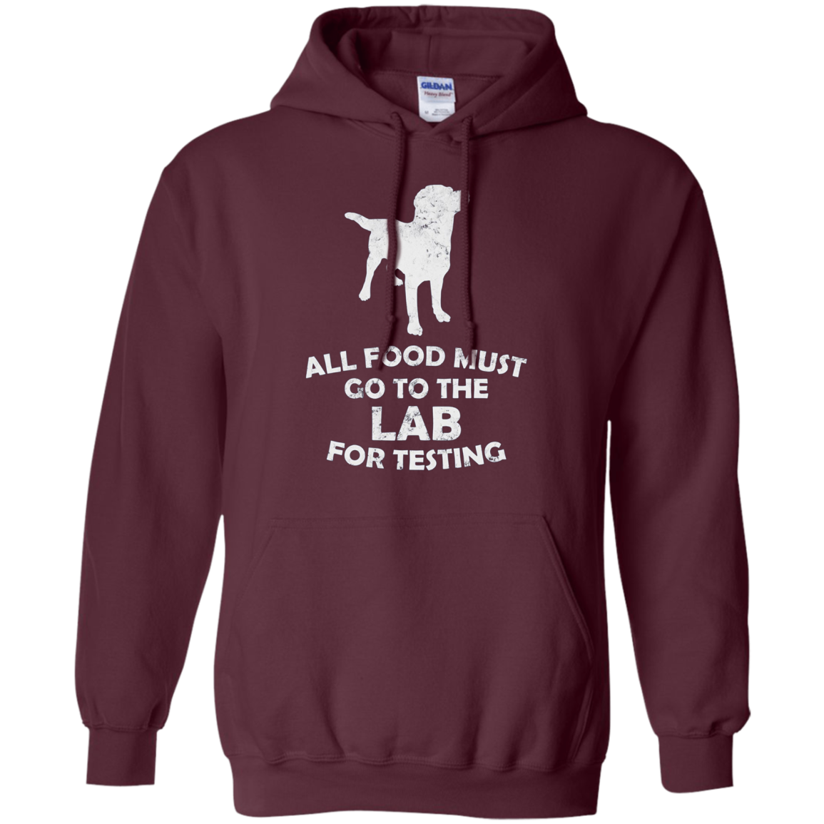 All Food Must Go To The Lab For Testing Black Lab T-Shirt