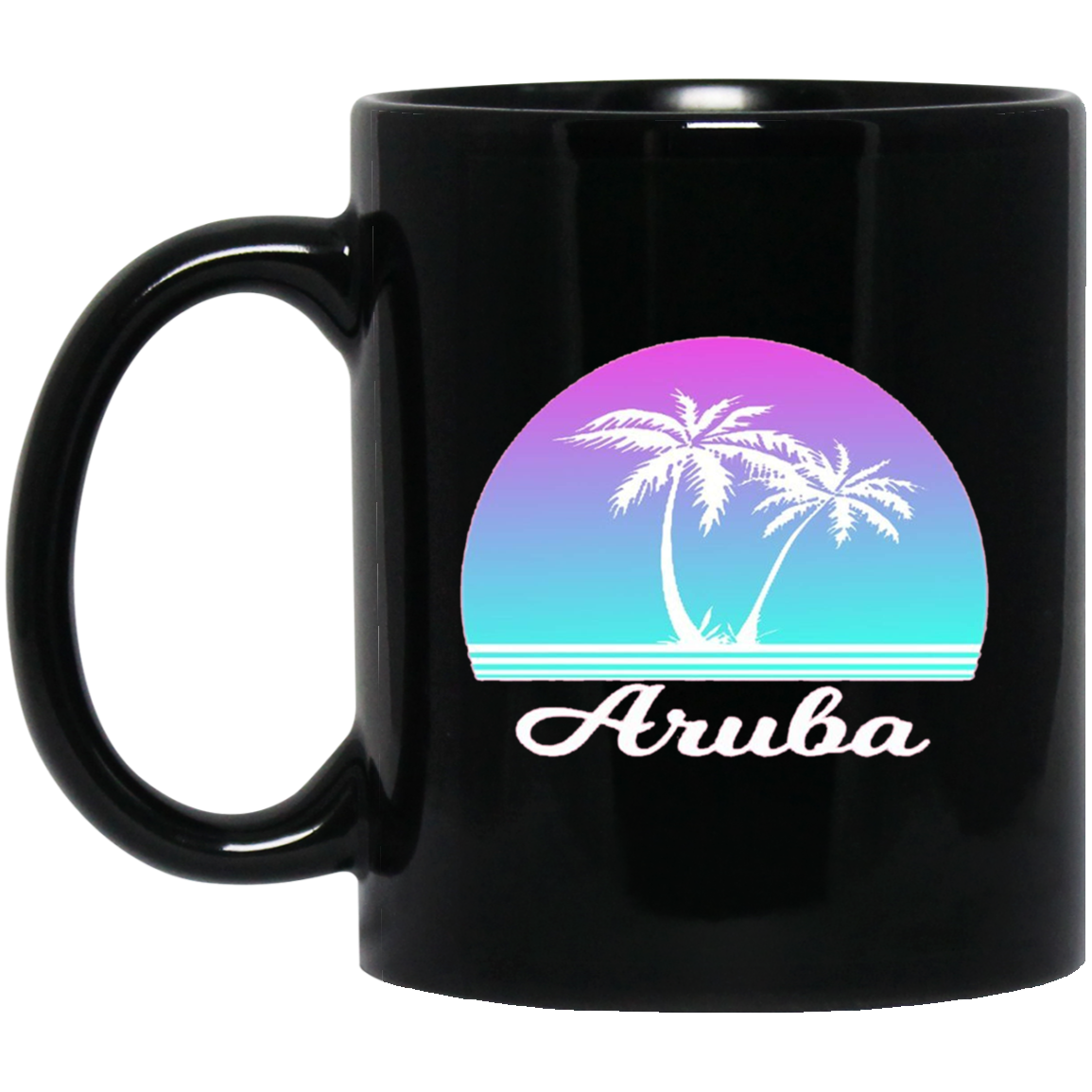 Aruba Souvenir TShirt Tropical Palm Tree Beach Travel Gift
