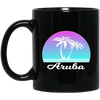 Image of Aruba Souvenir TShirt Tropical Palm Tree Beach Travel Gift