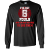Image of 5 Fouls Not Afraid To Use Them Shirt: Funny Basketball Shirt